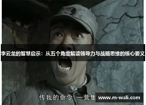 李云龙的智慧启示：从五个角度解读领导力与战略思维的核心要义